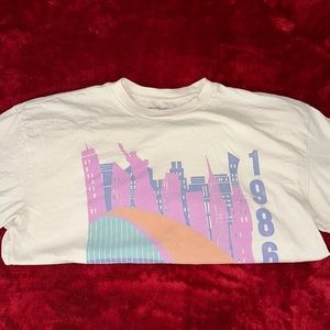 White Abercrombie & Finch Graphic Shirt